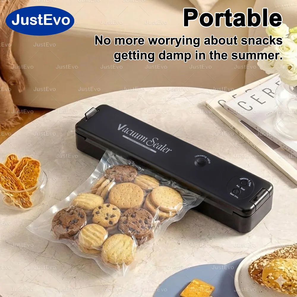 JustEvo Food Vacuum Sealer Machine Portable Automatic Food Saver