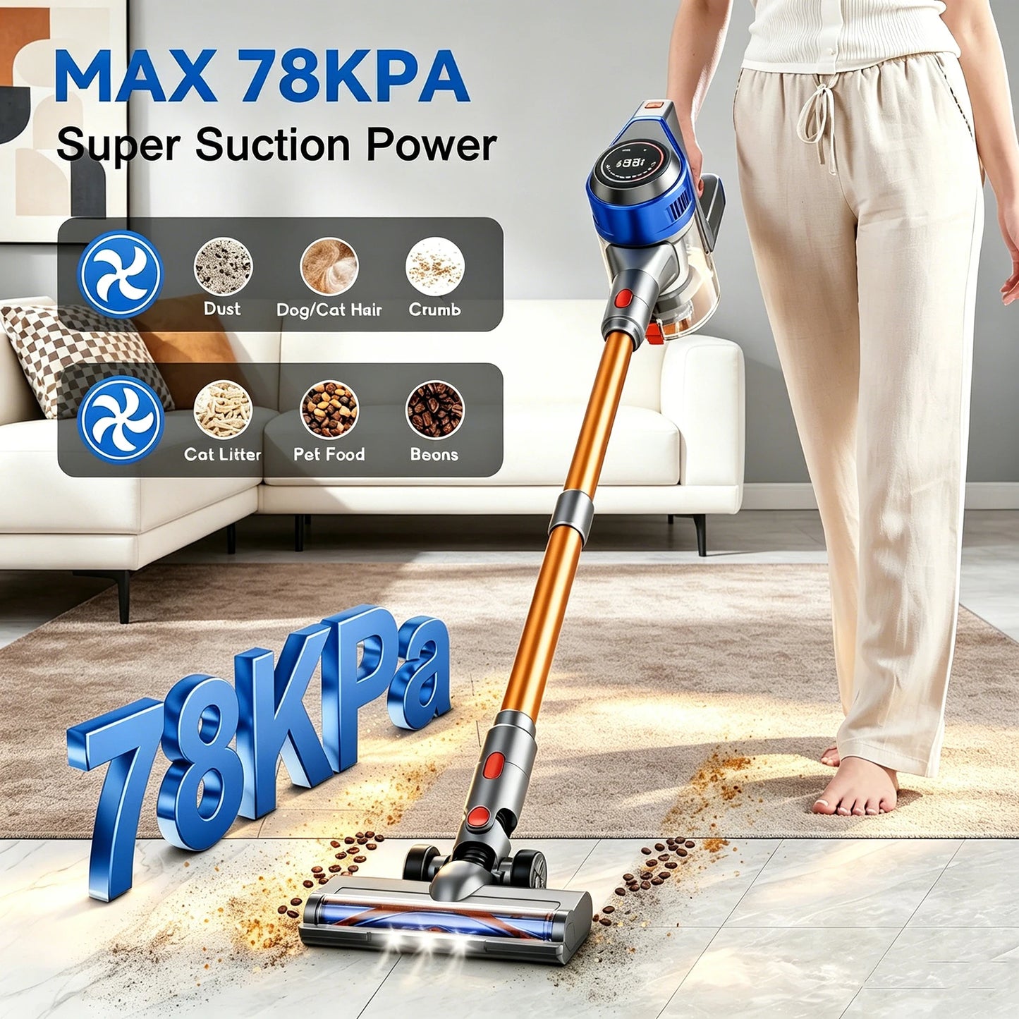 Honki 78KPA Cordless Vacuum Cleaner
