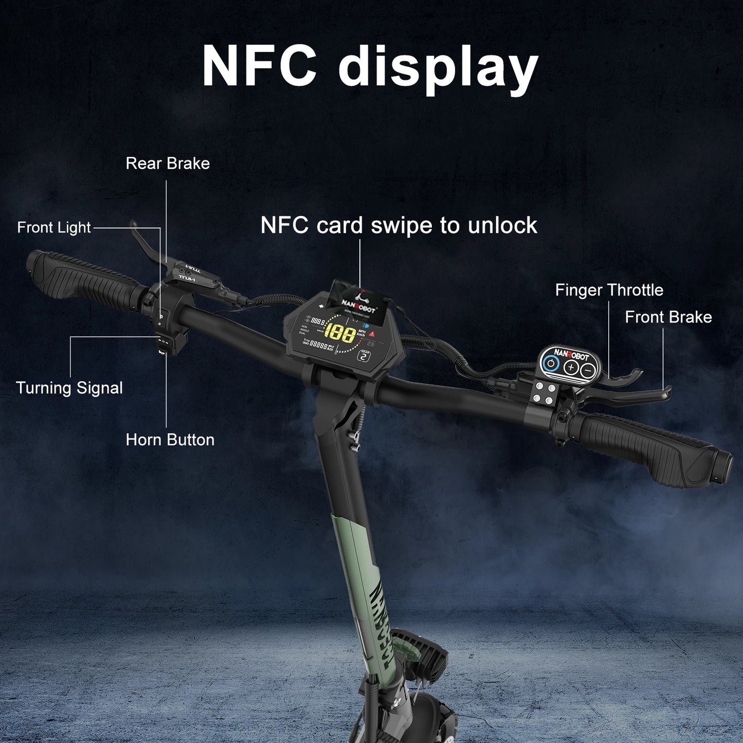 NANROBOT D6+ MAX Electric Scooter for Adults, 3000W Dual Motor