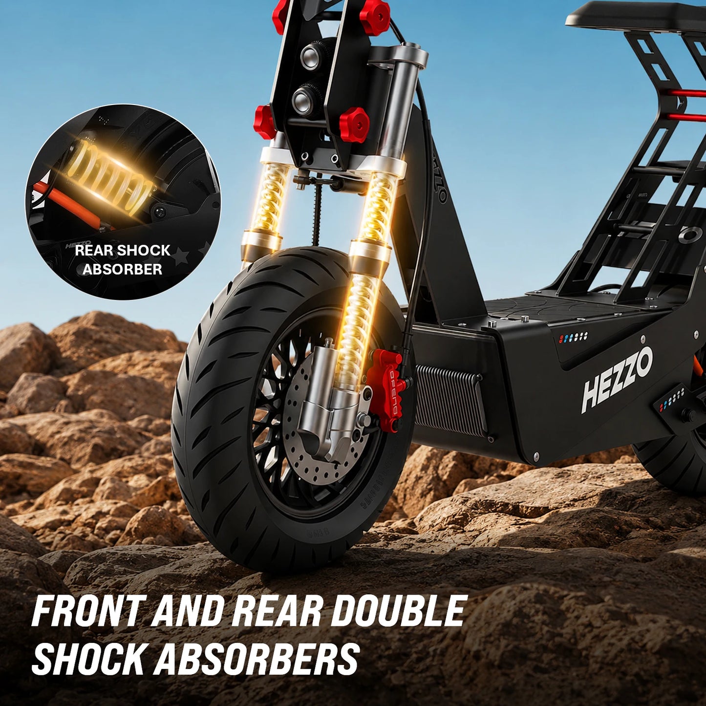 HEZZO F8 16" Escooter 10000W 72V Electric Scooter