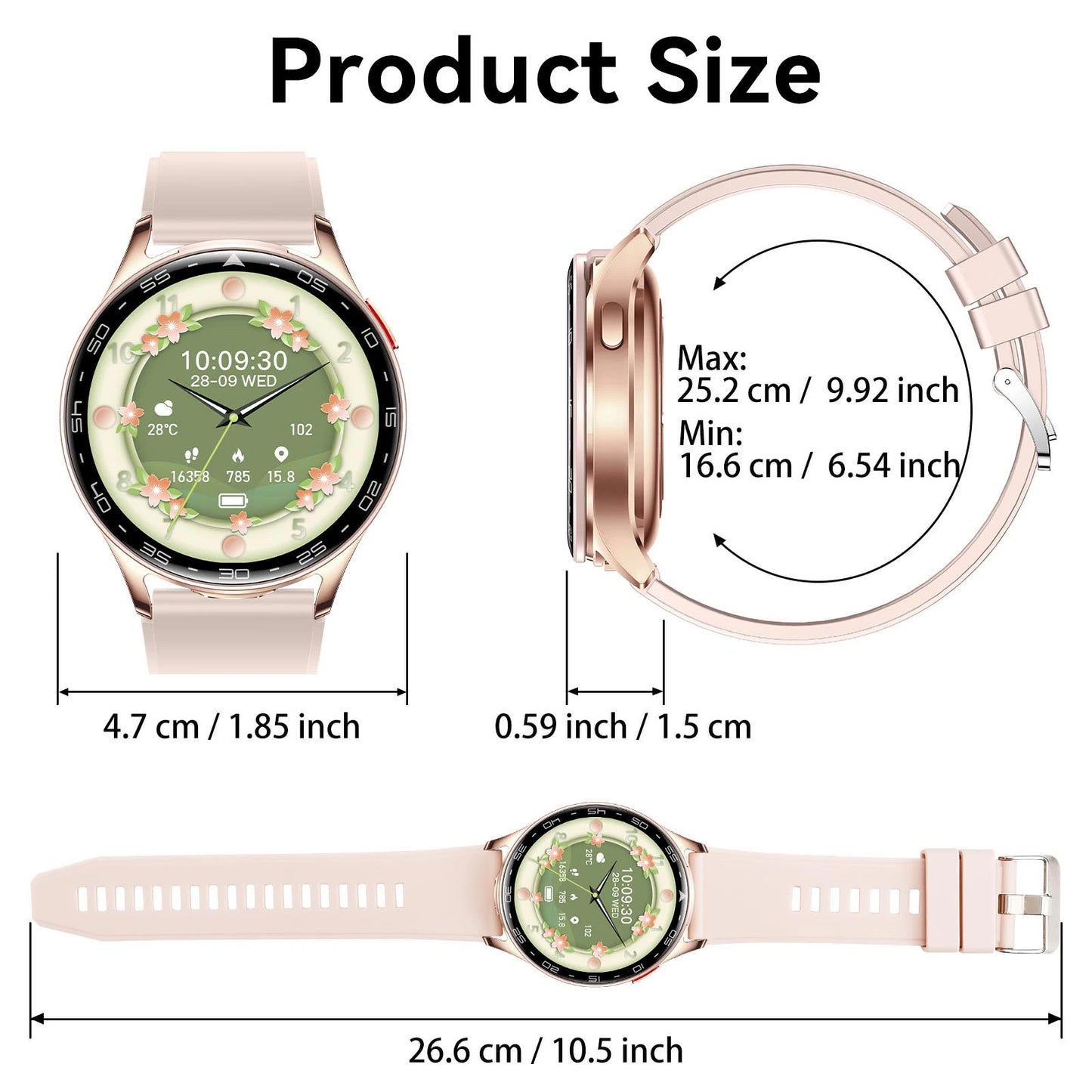 EIGIIS 2026 2-in-1 Smart Watch