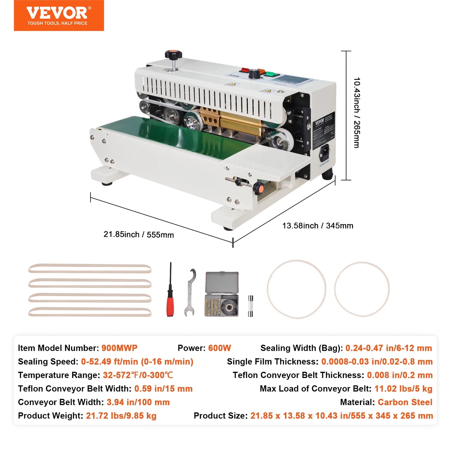 SucceBuy Horizontal Bag Band Sealing Machine