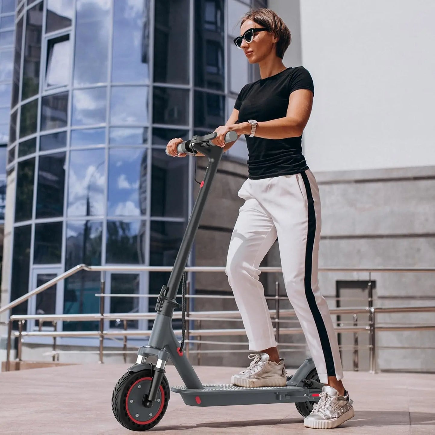 2026 NEW AOVOPRO 10‘’ Electric Scooter for Adults,500W Powerful Motor