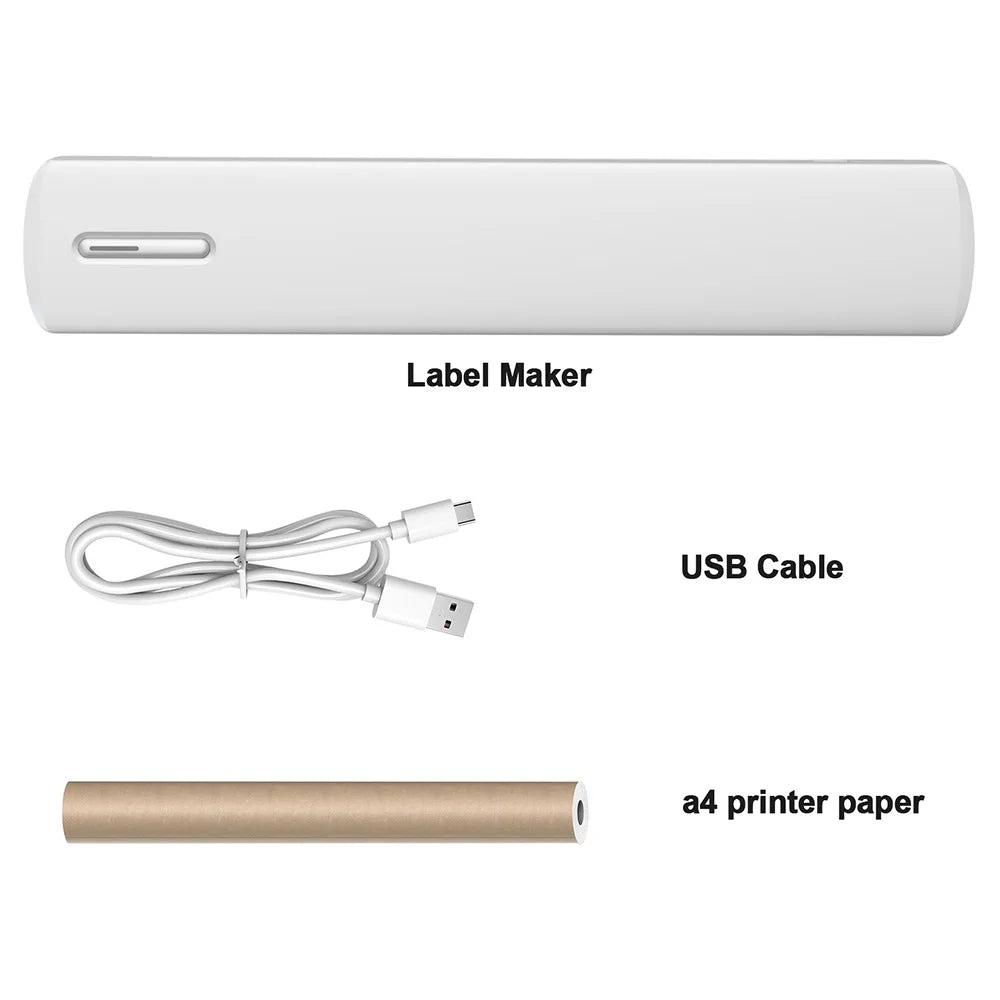 Portable Printer Wireless Inkless Thermal A4
