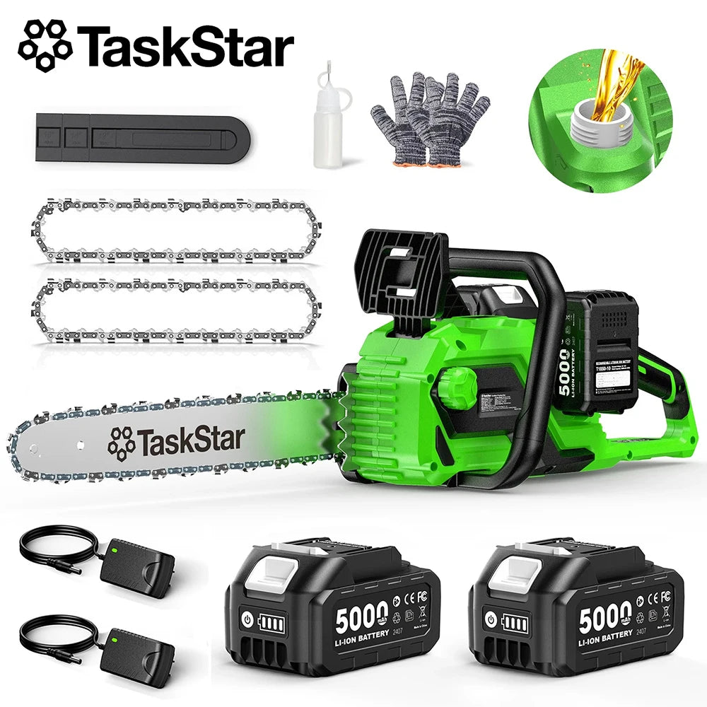 TaskStar 16 Inch Brushless Chainsaw Automatic Oiling