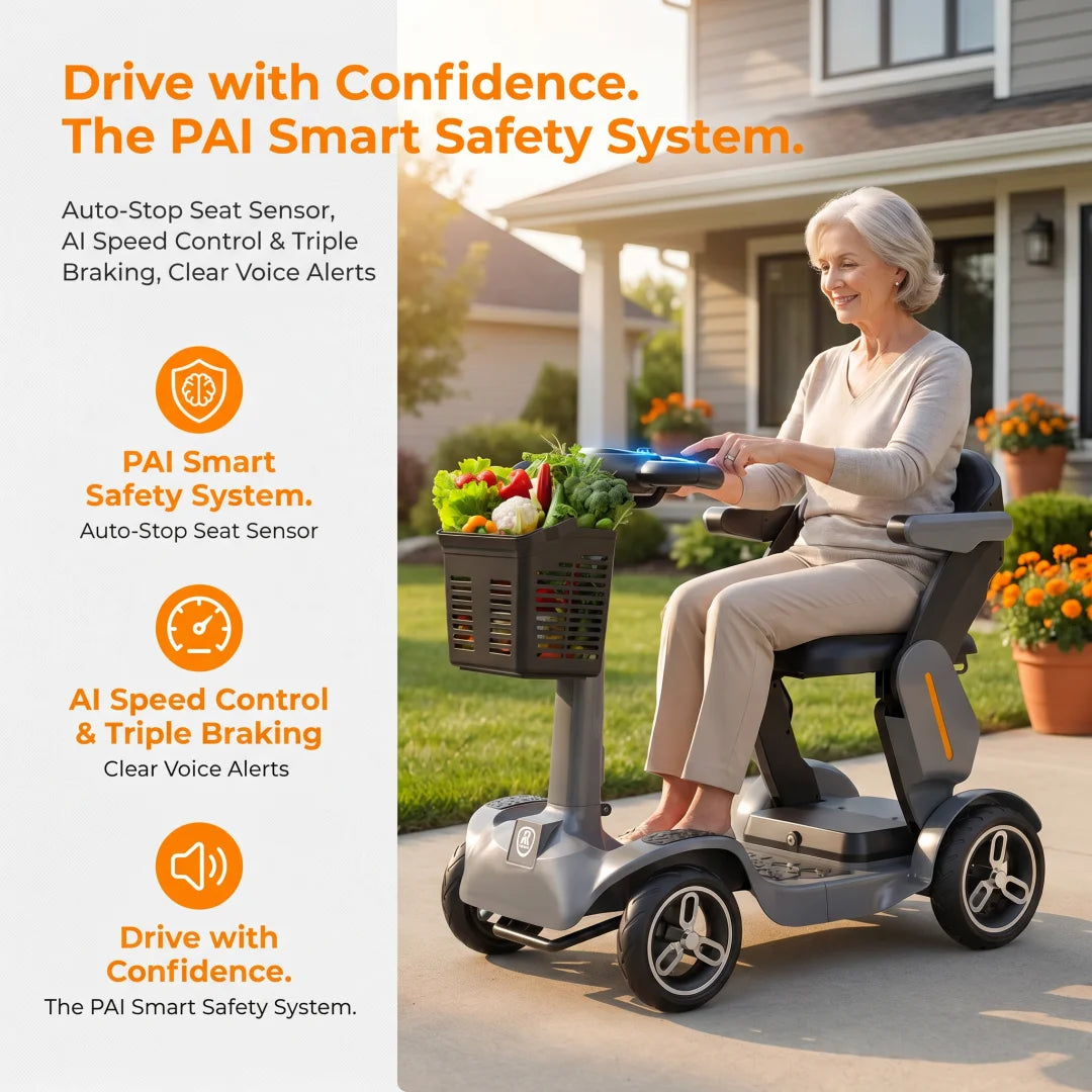 SPD-2 Foldable Mobility Scooter Reliable Daily Travel Companion