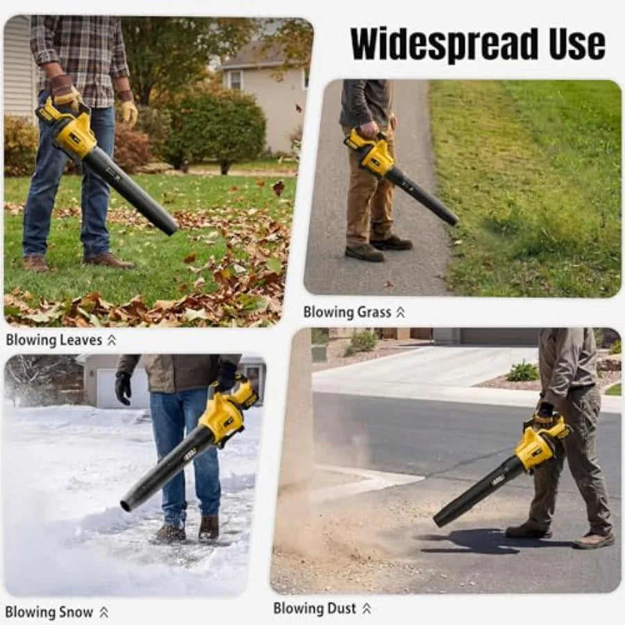 Leaf Blower Cordless, 650CFM and 3 Speed Levels