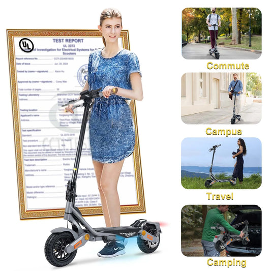 BIkydom Electric Scooter for Adults 1200W Motor
