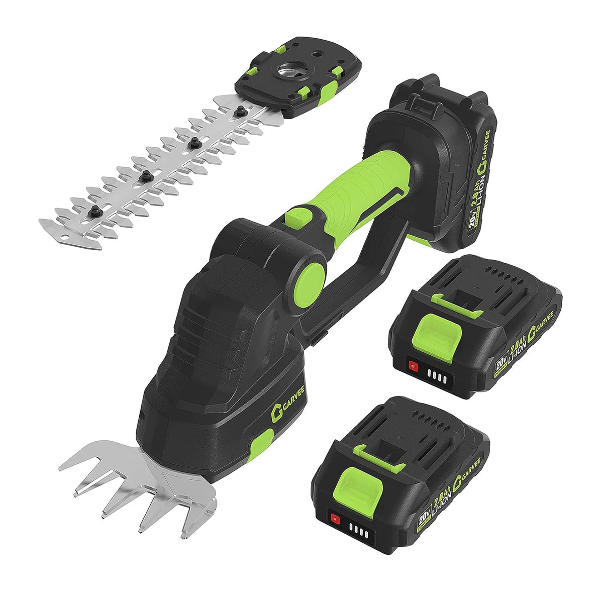 HiMISS 2-in-1 Cordless Grass Shear Hedge Trimmer