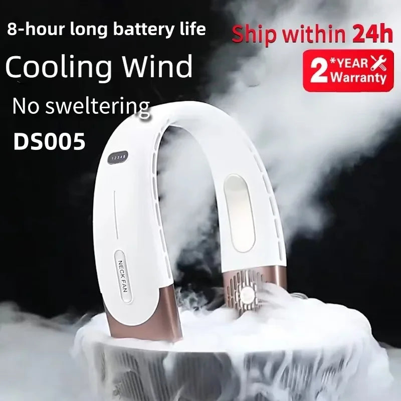 XIAO 8000mAh USB Hanging Neck Fan Portable Bladeless