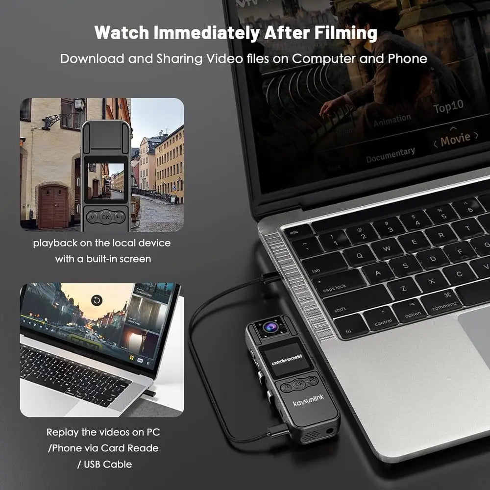 KAYSUNLINK 1080P HD Mini Body Camera