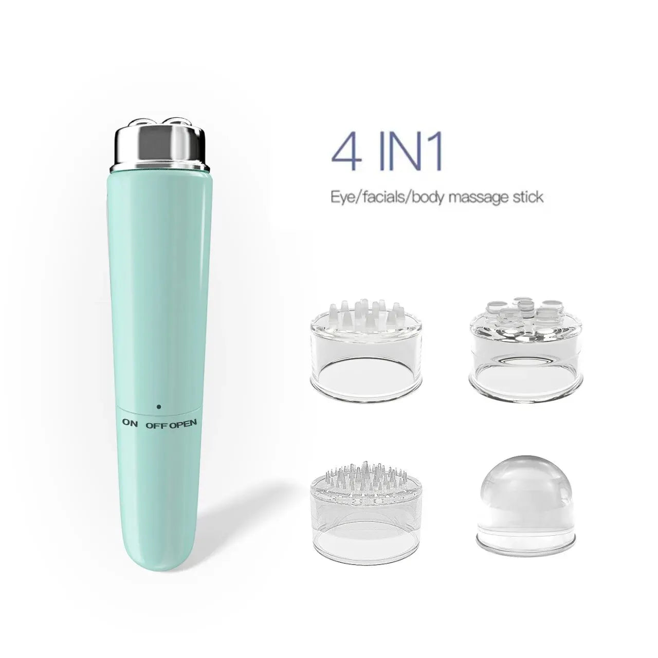 4 in 1 Electric Eye Massager Micro Vibration Facial Beauty Instrument