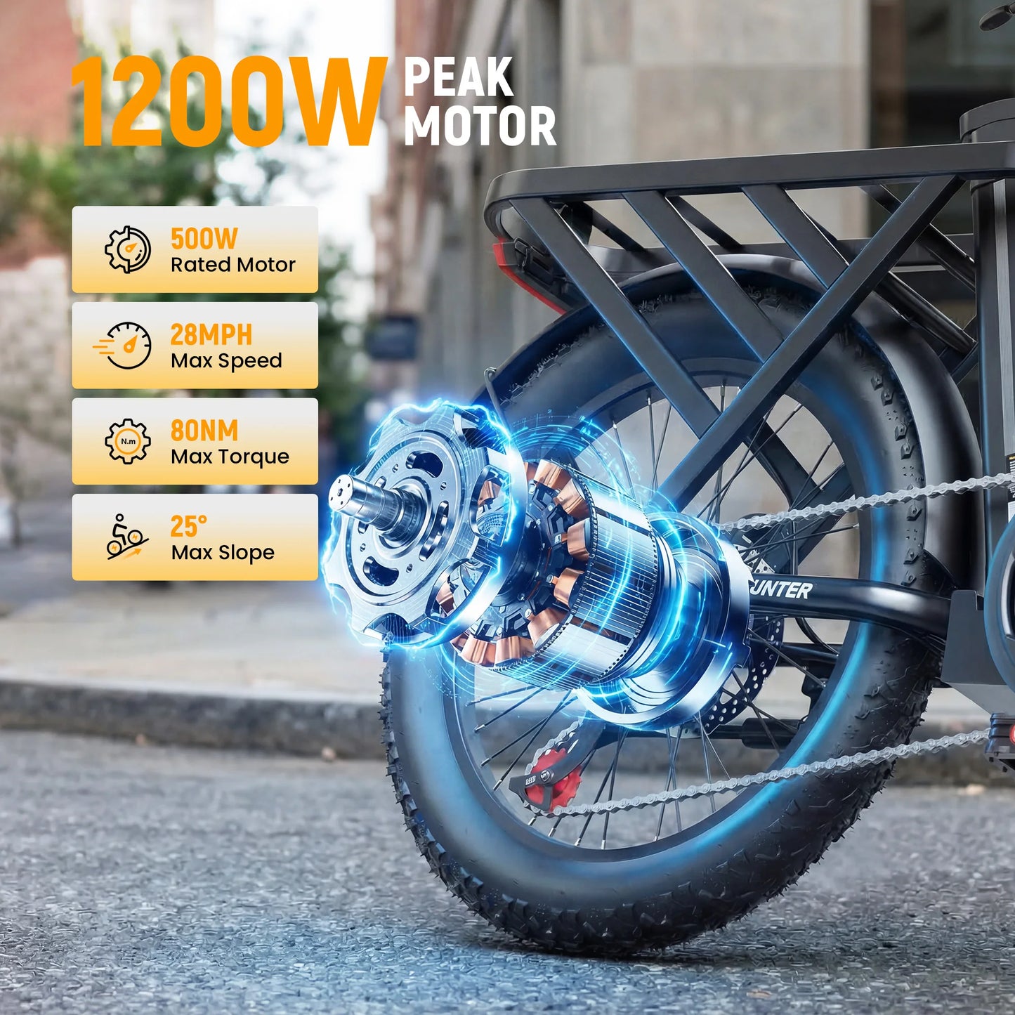 Qlife Hunter Electric Bike for Adults