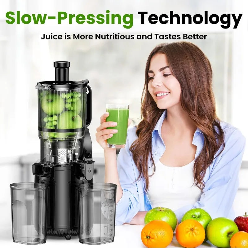 Cold Press Juicer, Amumu Slow Masticating Machines