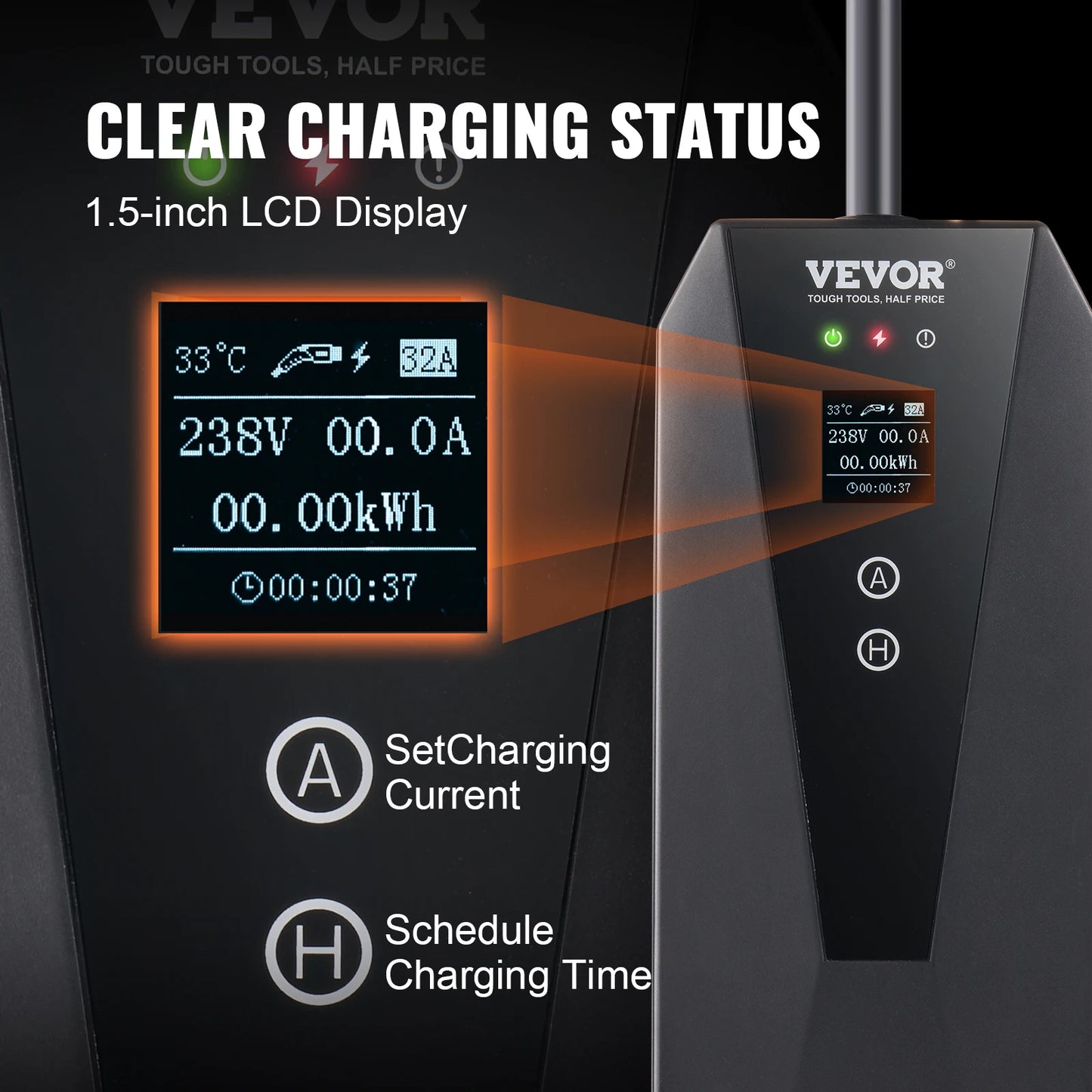 SucceBuy Level 2Portable EV Charger 32Amp 240V