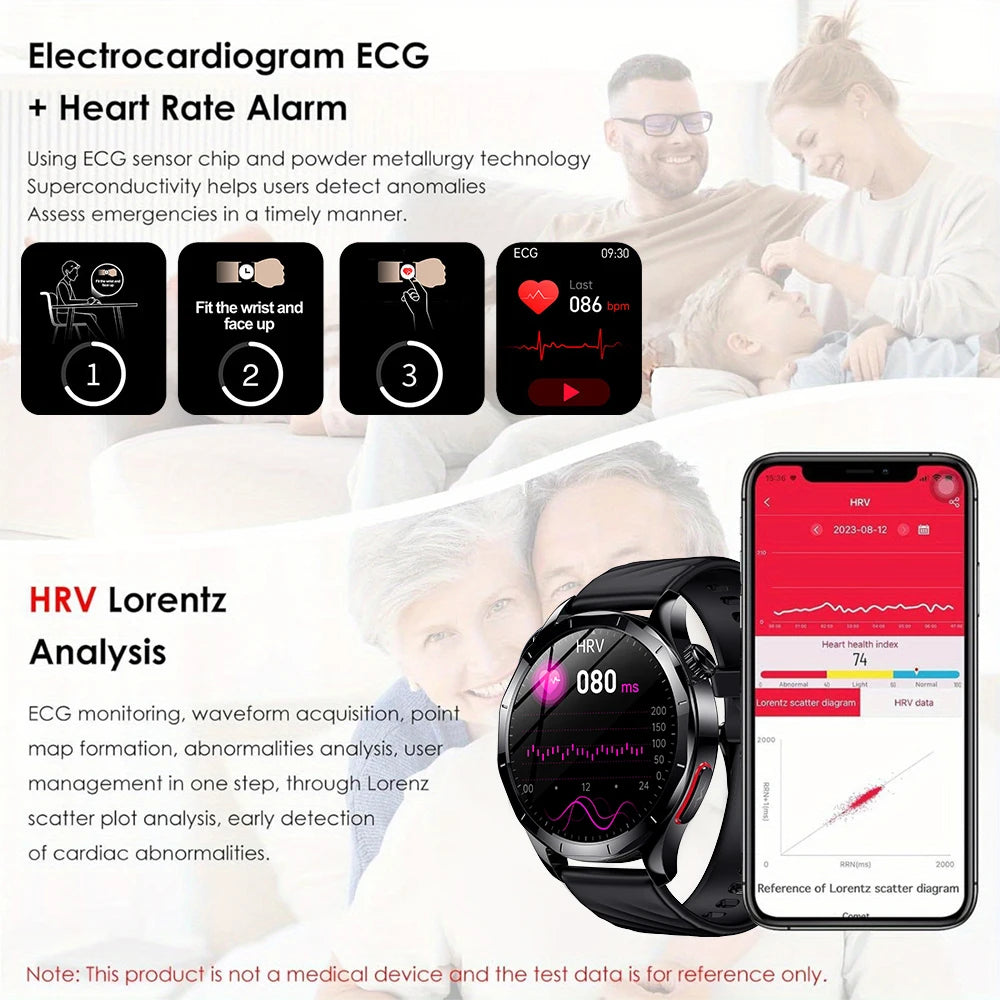 Marsyu 2026 Smart Watch ECG+PPG