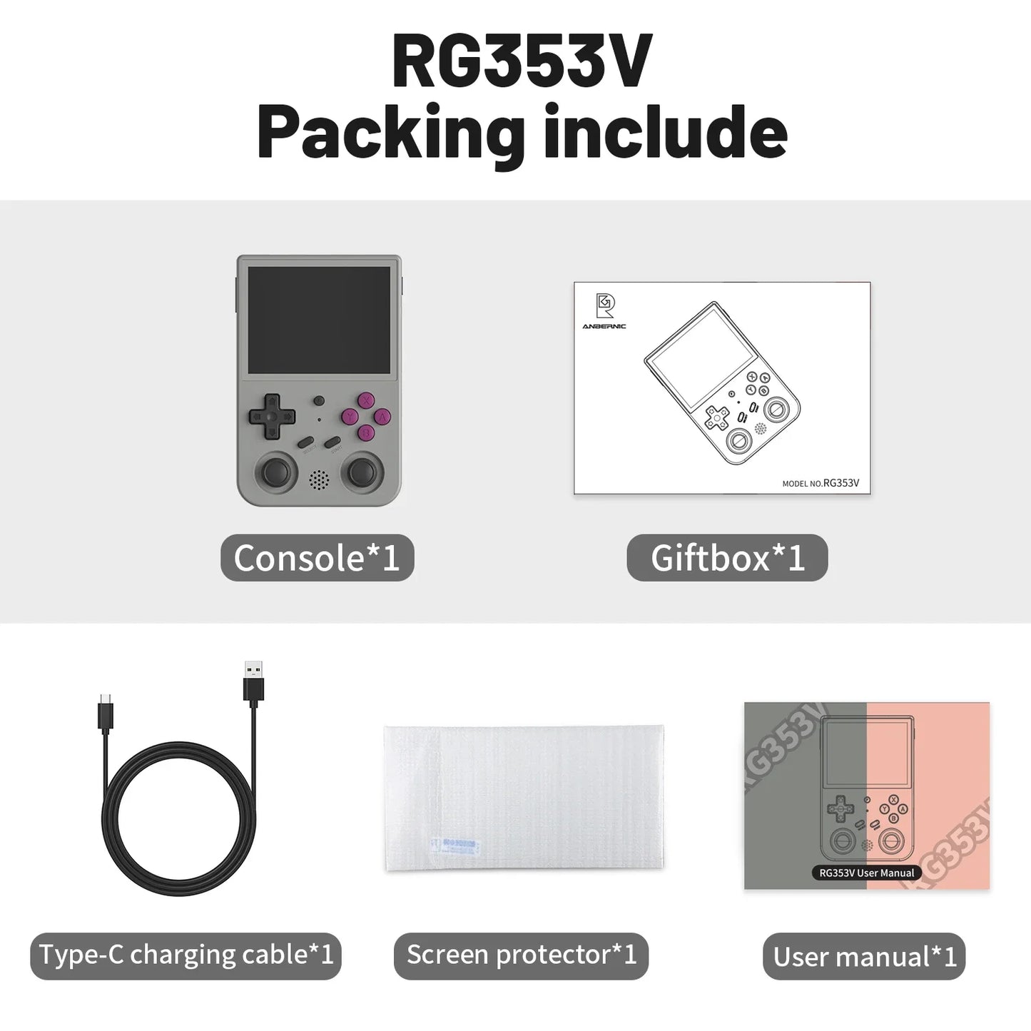 ANBERNIC RG353V RG353VS Handheld Game Console