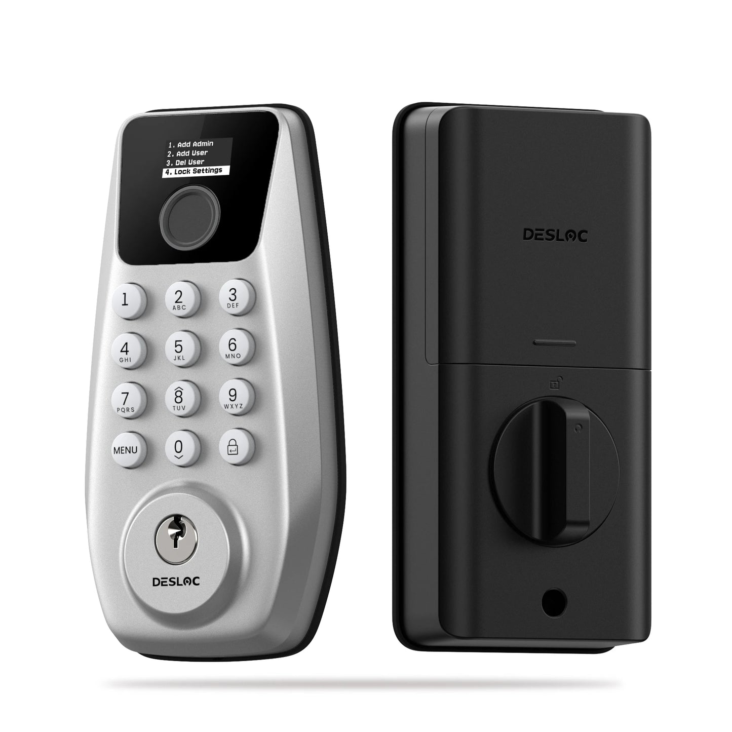 DESLOC Fingerprint Door Lock Keypad Deadbolt, Keyless Entry Door Lock
