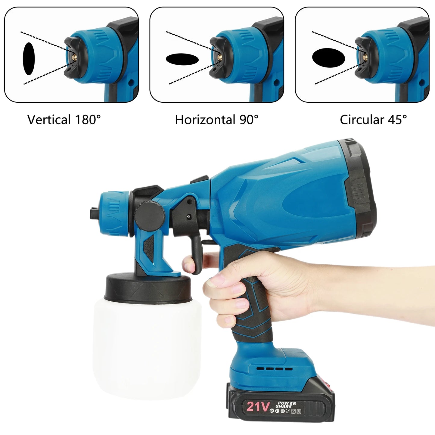 MICBORVE 1 Set Mini Paint Sprayer Ergonomic Handle