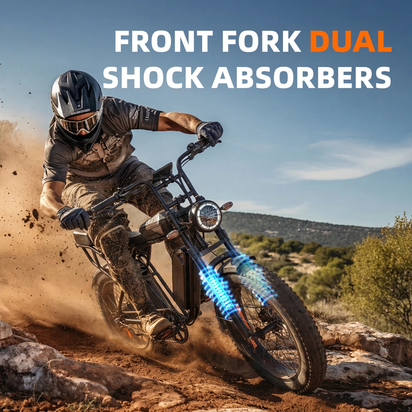 Aairsk X5 20 Inch Fat Tire All Terrain Electric Bike 1500W