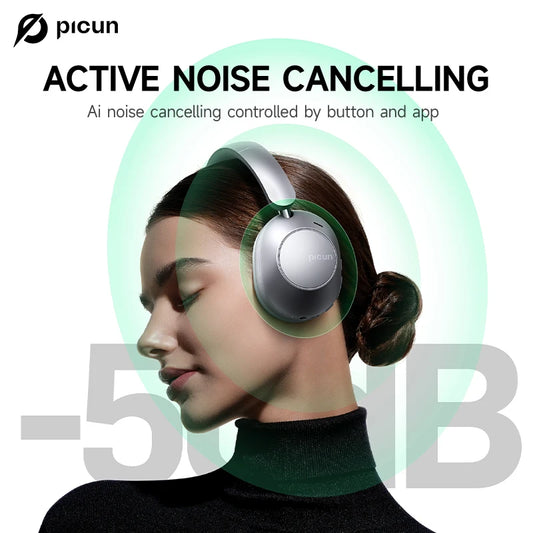 Picun F6 Active Noise Cancelling Bluetooth Headset Hi-Res