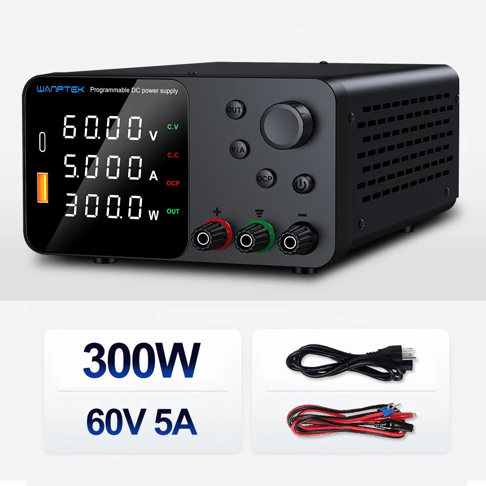 Wanptek Lab Bench Power Supply  120V 3A Adjustable Voltage
