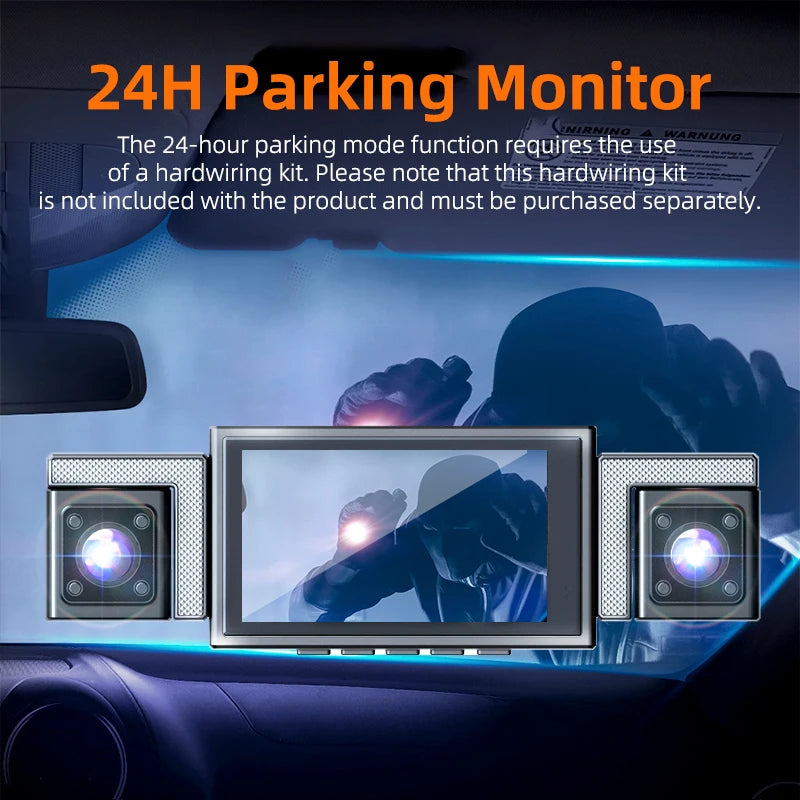 MUÜBAER 4K 360° 4-Channel Dash Cam
