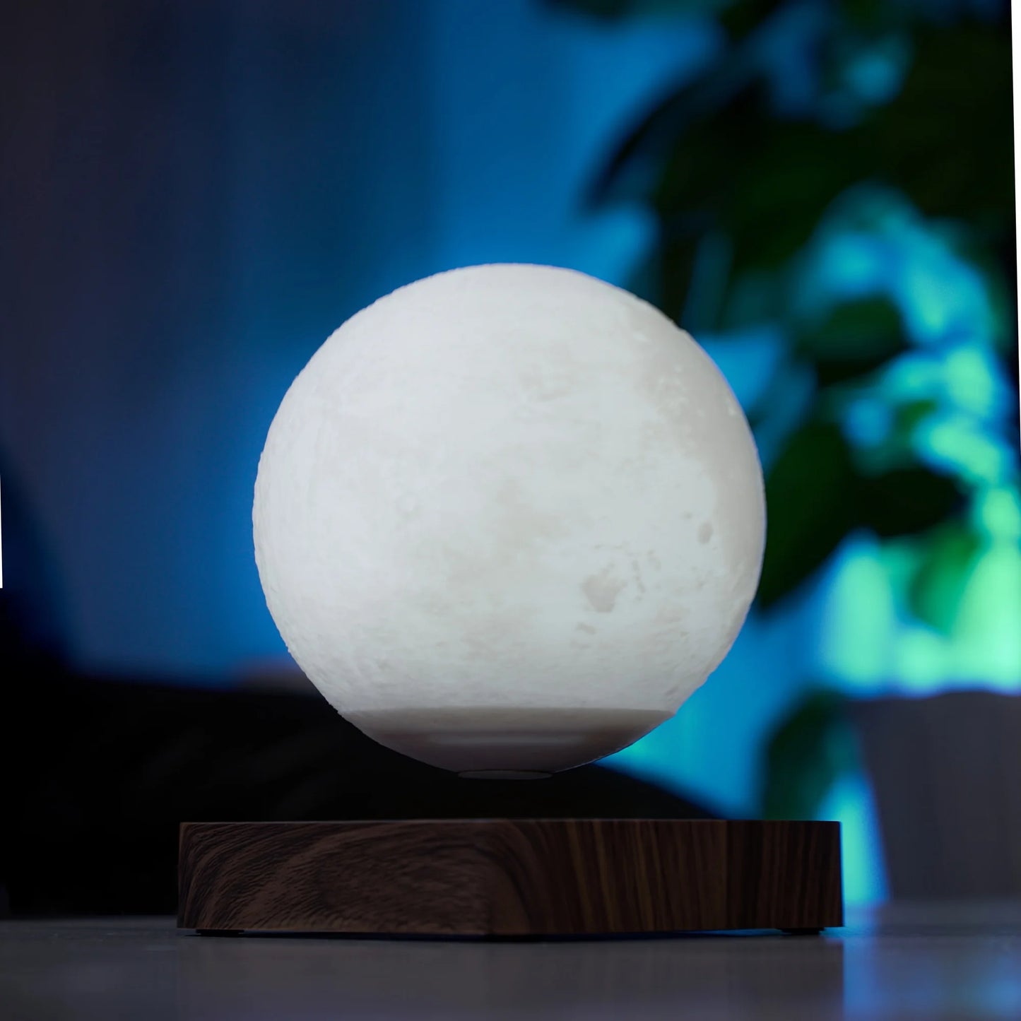 Levitating Moon Table Lamp, Magnetic Floating Night Light