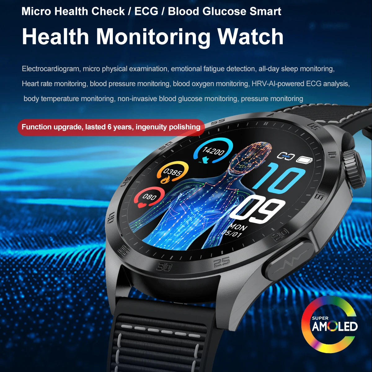 Marsyu 2026 New Nursing Grade Smart Watch