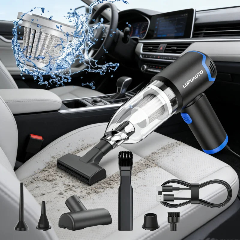 LUPUAUPO Portable Wireless Car Vacuum Cleaner