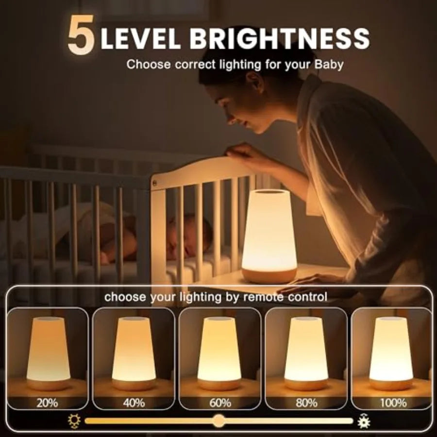Touch Night Light: Dimmable LED Bedside Lamp