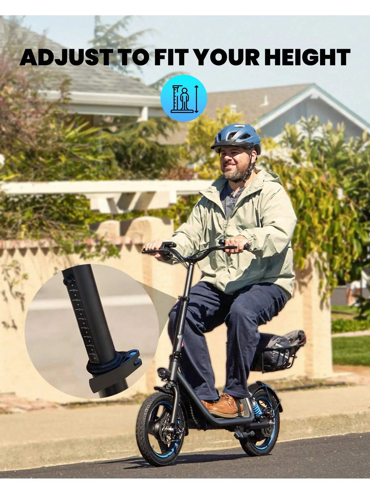 GYROSHOES Adult Electric Scooter with Seat