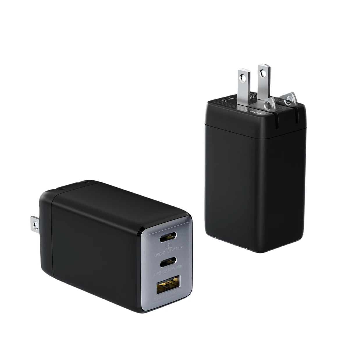 WEGEAR 67W USB C Charger 3-Port GaN Fast Charging Block