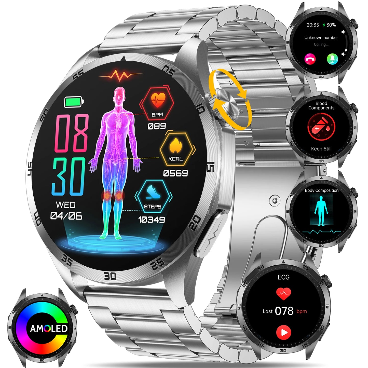 Marsyu 2026 New Nursing Grade Smart Watch