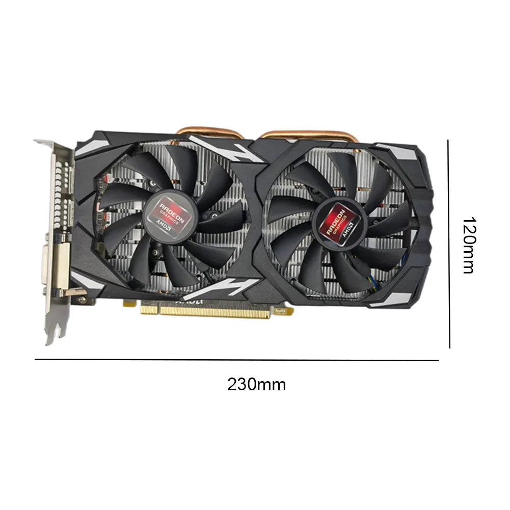 RX580 1/2/4/8GB Gaming Video Card Computer Graphics Card