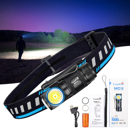 TrustFire MC12 EDC Powerful LED Headlamp