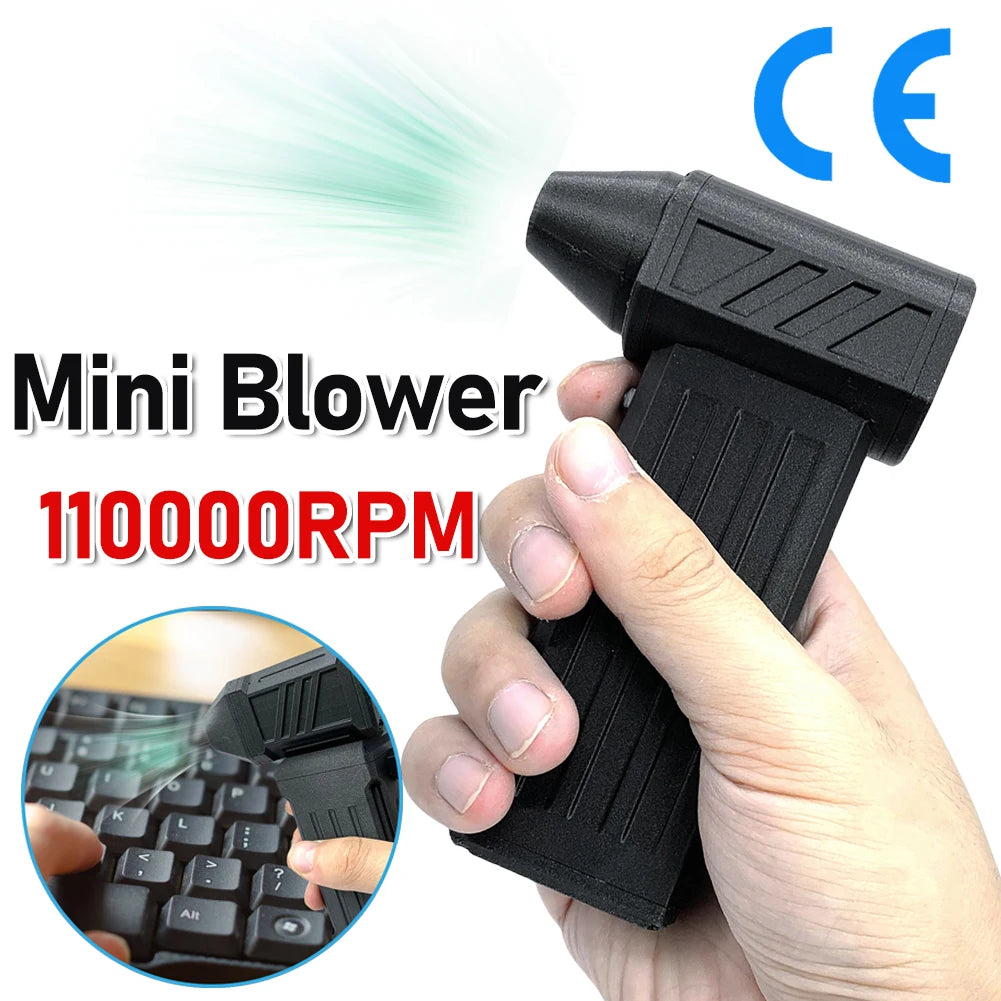 Mini Blower Turbo Violent Fan Speed Adjustable Powerful