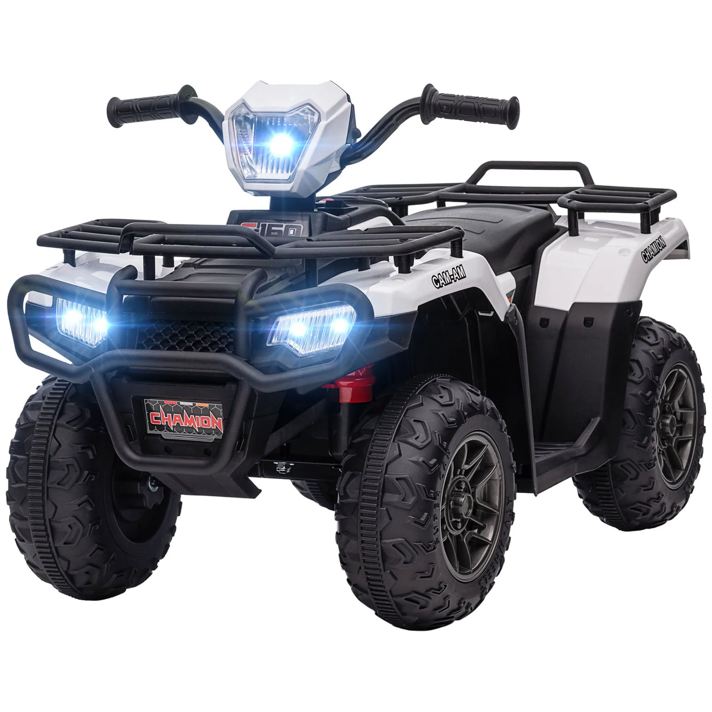CAM AM 12V Kids Ride on ATV LED Lights Music Player