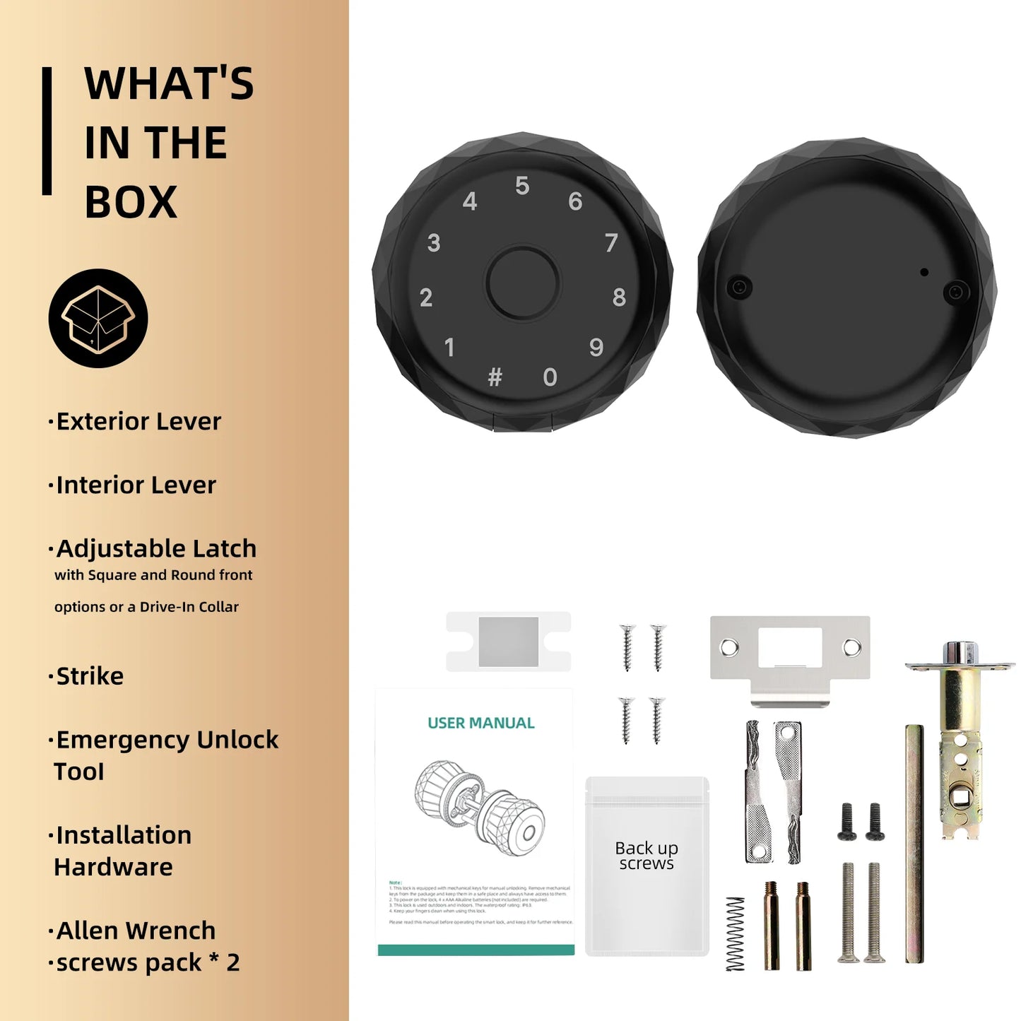 Viladepot Smart Lock Fingerprint Door Lock