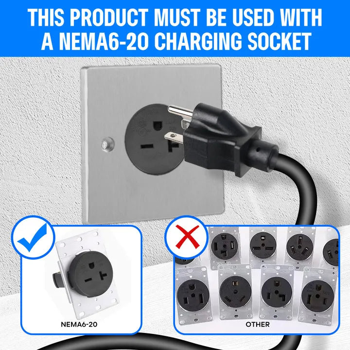 Dreamdash EV Charger SAE J1772 EVs 25ft