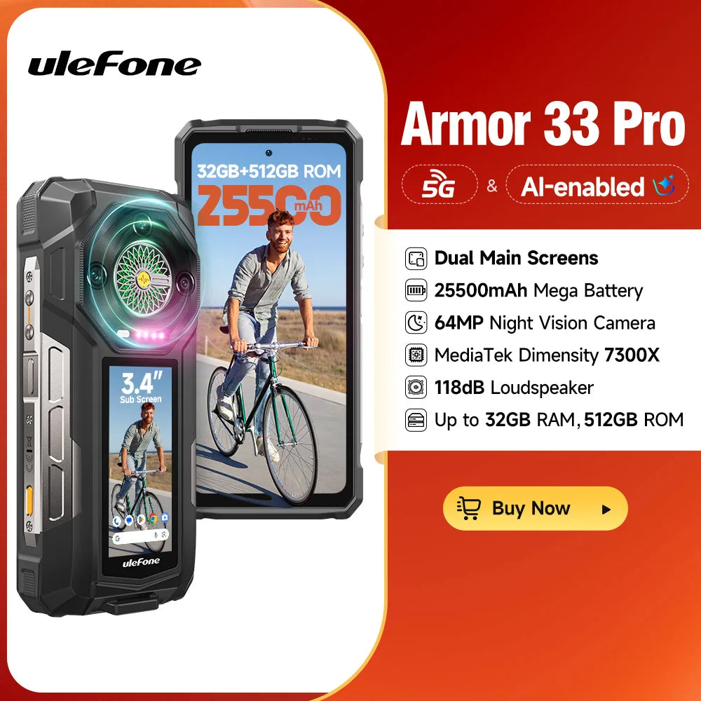 Ulefone Armor 33 Pro 5G Rugged Phone