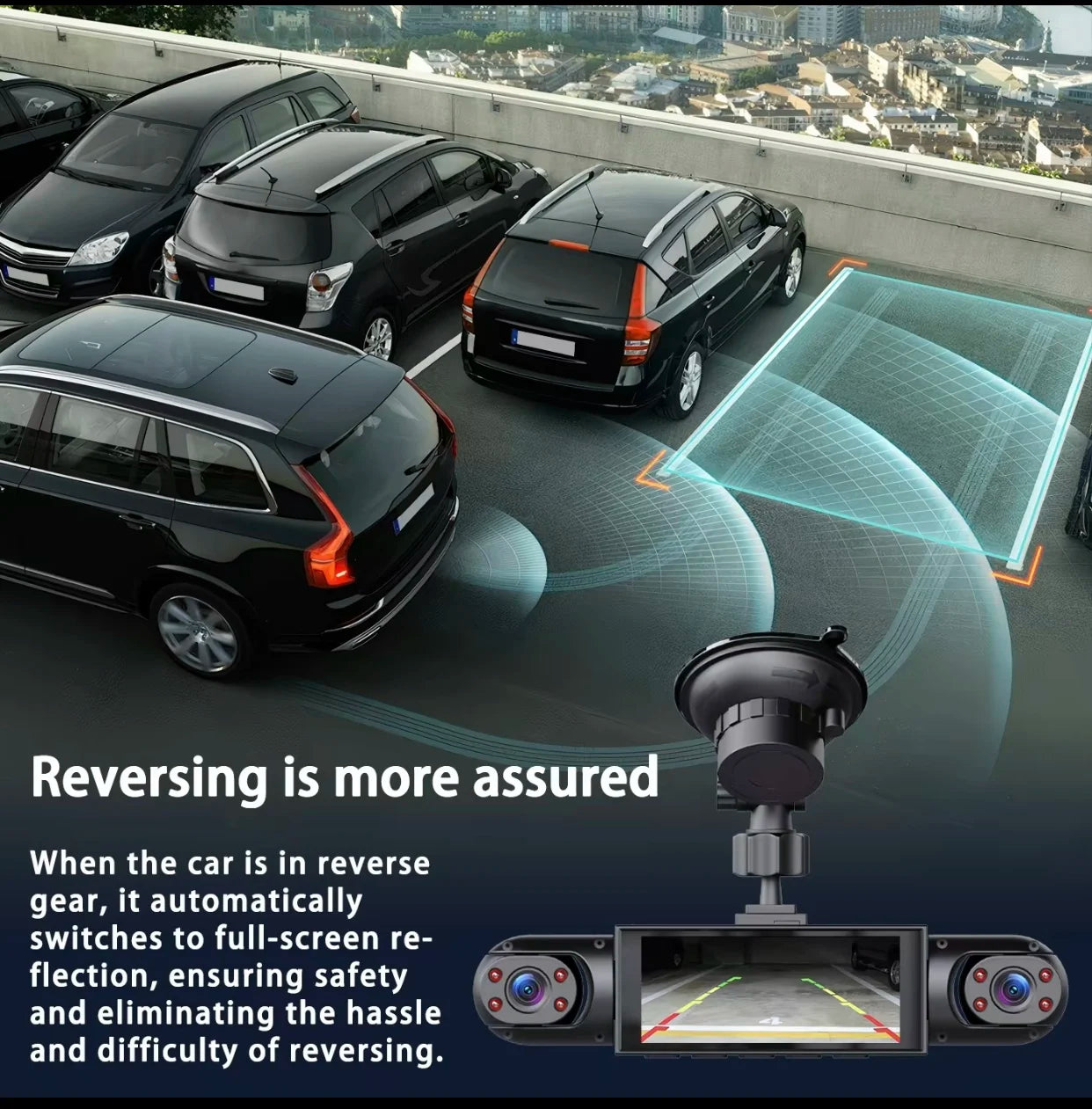 Baideluo Dash Cam Vehicle DVR video recorder 4 cameras
