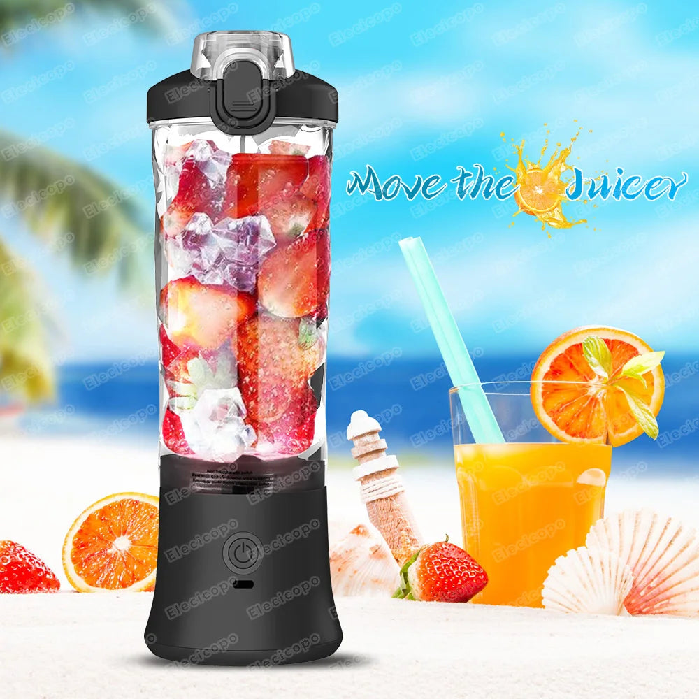 Portable Electric Juicer Fruit Mixers 600ML Blender