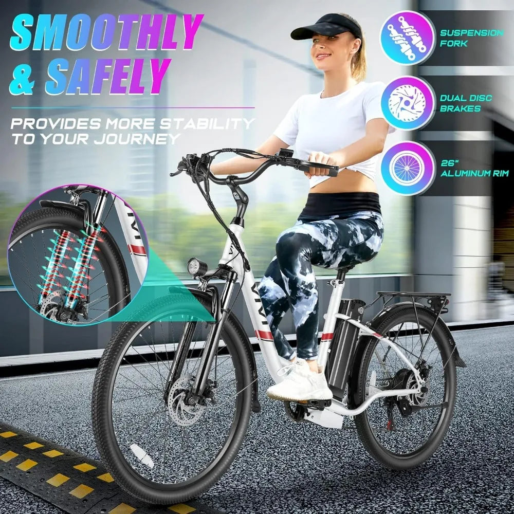 Electric Bike, 26'' Electric Bike for Adult