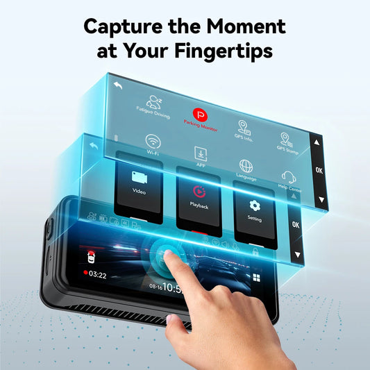 REDTIGER Dash Cam HD 4K Built-in GPS