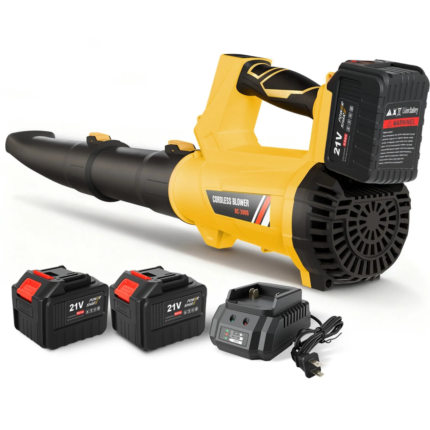 LOVEATGA 21V Cordless Leaf Blower Electric Air Blower