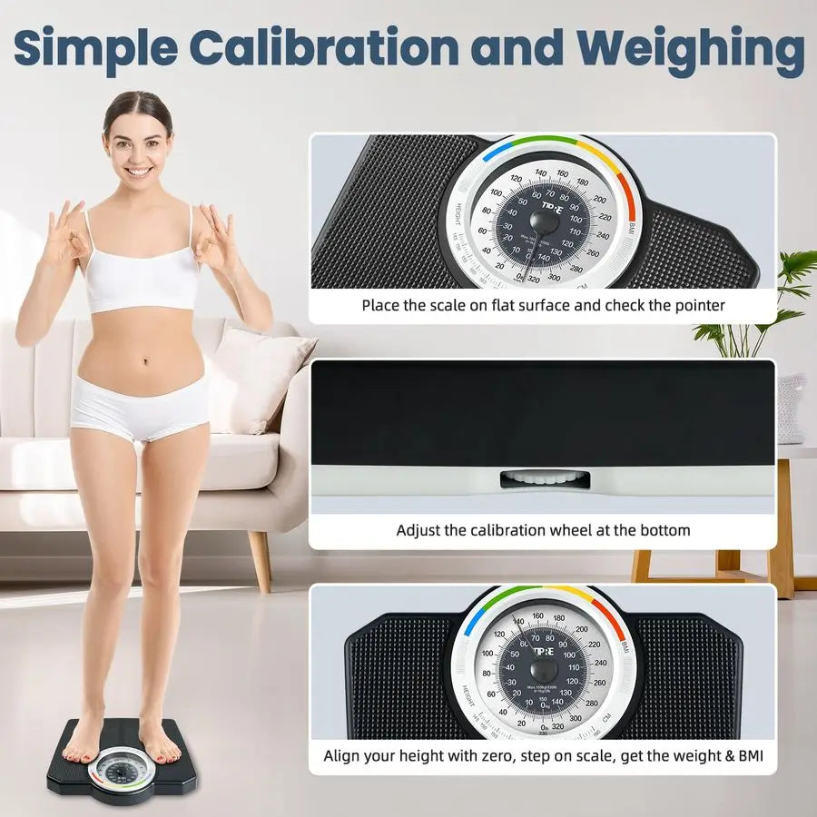 Scale for Body Weight, Mechanical Bathroom Scale