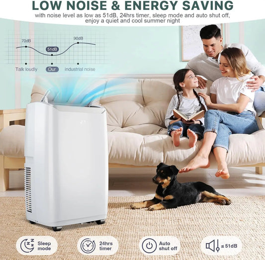 14,000 BTU Portable Air Conditioners Cools up to 750 Sq.Ft