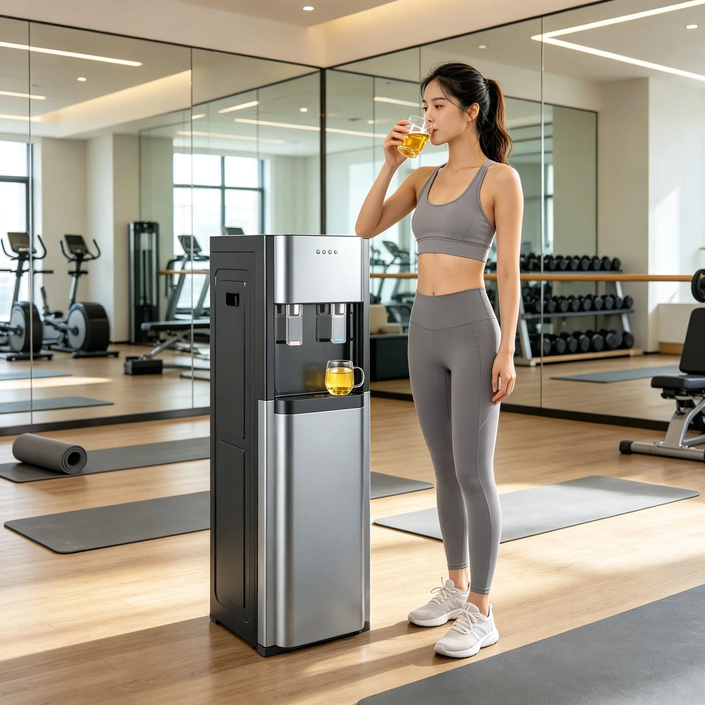 F880 Bottom Loading Water Dispenser, Heating And Cooling
