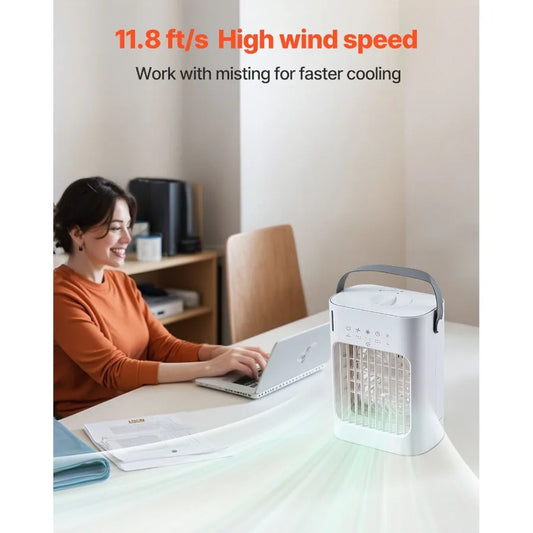 Portable Air Conditioner, 4-in-1 Evaporative Air Cooler